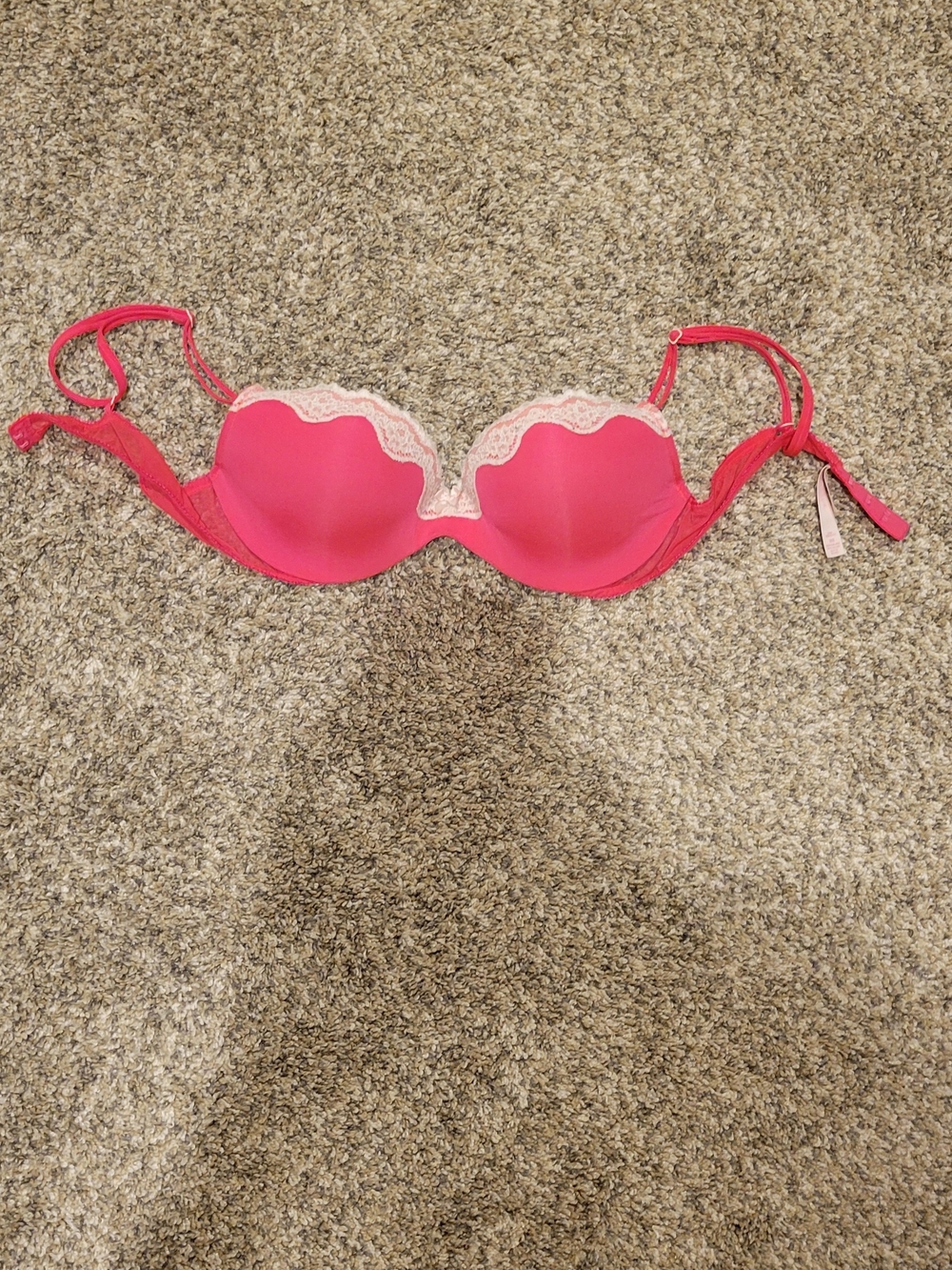 Victoria's Secret Hot Pink Demi Bra